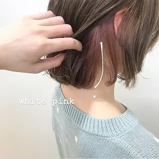 カラー riho/ブリーチ/ デザインカラー/辻堂のヘアスタイル