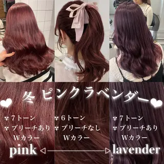 セミロング 盛れる暖色🎀ガーリ ーヘア🎀きっかのヘアスタイル