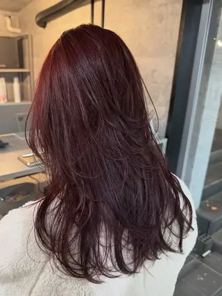 セミロング カラー NOOS omotesando所属・お悩み改善あなたの" You"💚❤️💛のヘアスタイル