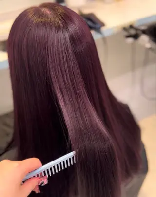 ロング 似合わせ艶カラー🪽 ひかる🪽🩶のヘアスタイル
