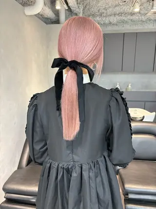 ロング カラー レイヤー/顔周り /AKARIのヘアスタイル