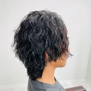 ロング パーマ メンズ メンズカット特化✂︎ SHINGO 本厚木のヘアスタイル