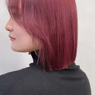 ショート カラー Rui/透明感カラー 暖色/レイヤーカットのヘアスタイル