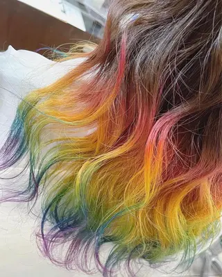 ロング カラー Zina天王寺 CHIAKIのヘアスタイル