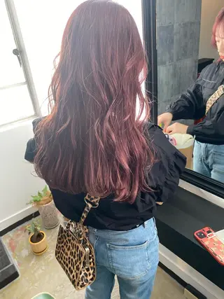 セミロング カラー パーマ ヘアアレンジ メンズ キッズ ネイル マツエク・マツパ アイブロウ 広島/ボブ/レイヤー 🌿‬wakabaのヘアスタイル