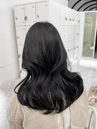 ロング 🤍韓国暗髪 レイヤー🤍きょうのヘアスタイル