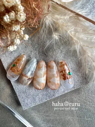 ネイル haha@ ruruのネイルデザイン