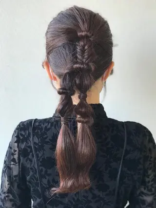 ヘアアレンジ 佐山 聖玲奈のヘアスタイル