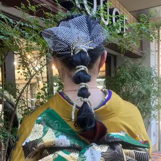 ロング ヘアアレンジ i MA ヘアスタジオ所属・勝野 麻美のヘアスタイル