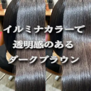 ミディアム カラー 縮毛矯正/髪質改善/ 石橋代智のヘアスタイル