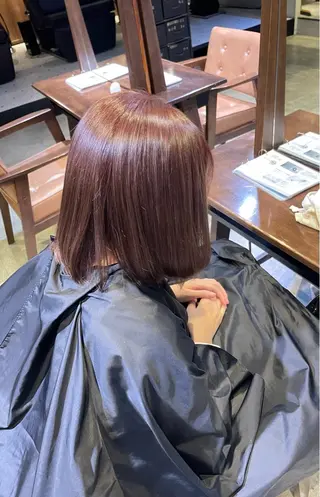 ミディアム カラー sora/レイヤー/ 似合わせカット🎀のヘアスタイル