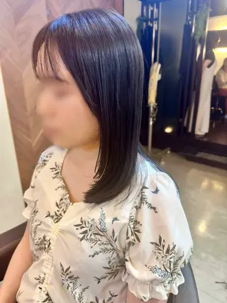 セミロング レイヤーボブ/ 髪質改善/佐々木駿弥のヘアスタイル