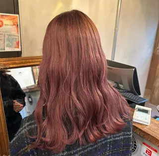 セミロング 心斎橋ハイトーン/ カノンのヘアスタイル