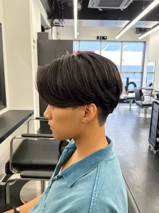 ショート パーマ メンズ men’s salon dot. tokyo 横浜店所属・🔥メンズ特化 カット1100円🔥のヘアスタイル