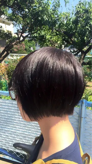 ショート カラー 🌙似合わせ🐈‍⬛ ケア✨又吉のヘアスタイル