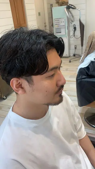 ショート パーマ メンズ 🌿パーマ大好評 メンズヘア🌿ワタルのヘアスタイル