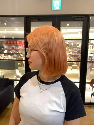 ミディアム 田中 優菜のヘアスタイル