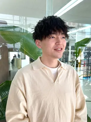 ショート パーマ メンズ メンズパーマの達人 /タカシマ　ダイスケのヘアスタイル