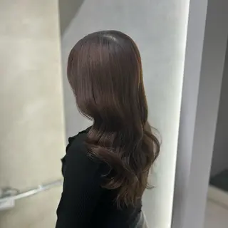 セミロング 阿倍野/髪質改善 /縮毛矯正/坪田幸広のヘアスタイル