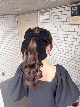 ヘアアレンジ 垢抜けヘアメイク🫧 JURI🪽のヘアスタイル