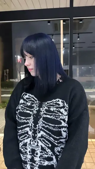 ミディアム カラー 透明感カラー/高畑 /名古屋/山口航輝のヘアスタイル