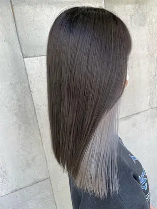 ミディアム 大内 志穂のヘアスタイル