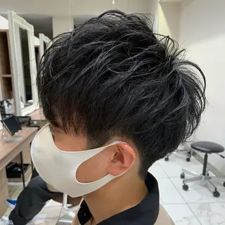 ショート メンズ 【メンズ縮毛矯正】 田中秀斗のヘアスタイル
