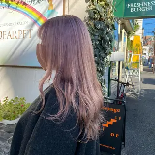 ロング JAM所属・透明感ケアカラー 🌟misaki🌟のヘアスタイル