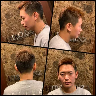 ショート ヒロ銀座プレミアムバーバー銀座店所属・田中 心のヘアスタイル