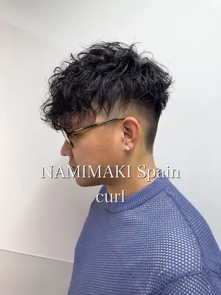 ショート パーマ メンズ メンズ専門 Stylist吉川のヘアスタイル