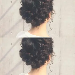 ロング カラー ヘアアレンジ 岩田菜央 《武蔵小杉》のヘアスタイル