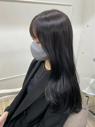 ロング カラー 🫧うる艶ハイトーン 🫧💘サヤ💘のヘアスタイル