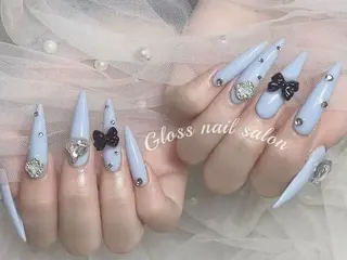 ネイル Gloss nail ジェル&長さだし専門のネイルデザイン