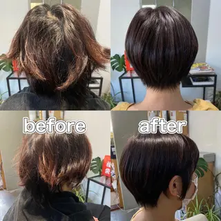 ショート メルクヘアー 中澤のヘアスタイル