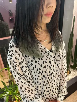 セミロング 艶感透明感カラー🤍 hinaのヘアスタイル