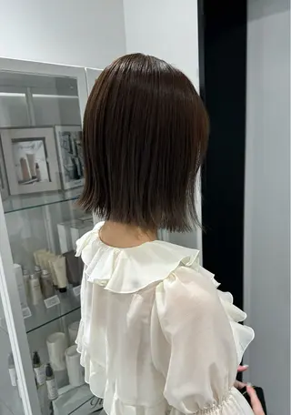 ミディアム カラー 柔らかい透明感カラー 🎀maria🎀のヘアスタイル