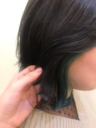 ミディアム aoi ♡グレージュ ・ベージュカラーのヘアスタイル