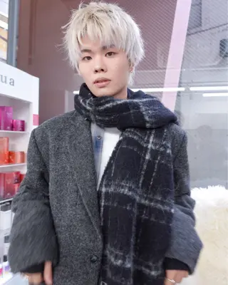 カラー メンズ キタダ ヒロキのヘアスタイル