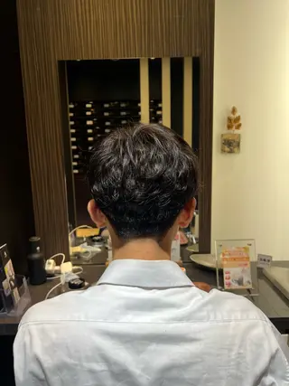 ショート パーマ メンズ 半個室/髪質改善/ 🫧苅屋菜奈子のヘアスタイル