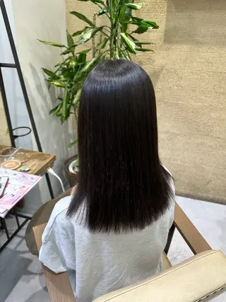 セミロング パーマ 髪質改善AUSTIN登戸所属・野村 一花 / 暖色 カラー / Wカラーのヘアスタイル