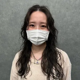 ロング 古沢 新のヘアスタイル