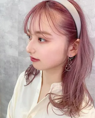 ミディアム チダアキフミ Ash大森のヘアスタイル