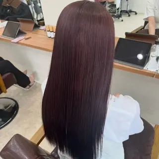 ロング カラー 永井 夢彩のヘアスタイル