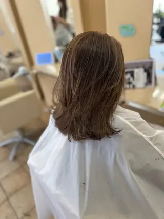 ミディアム 🇰🇷韓国風顔周り NANAMI🇰🇷のヘアスタイル