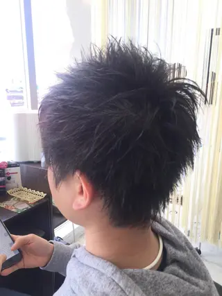 ショート メンズ 阿久津 泰幸のヘアスタイル