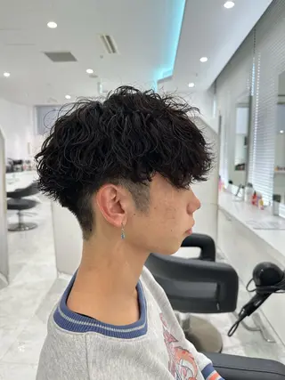 パーマ メンズ 🐺メンズパーマ マッシュ　あさひ🐺のヘアスタイル