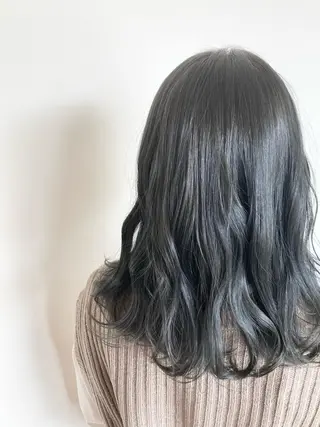 セミロング カラー ペッツ本店 スタイリスト増田ゆきのヘアスタイル