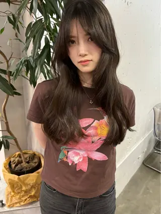 ロング TALO所属・似合わせレイヤーカ ット　ʚɞ riiのヘアスタイル