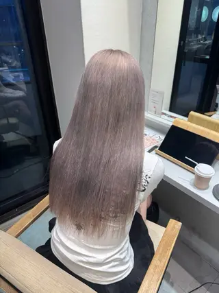 ミディアム カラー ai 梅田/暖色カラーのヘアスタイル