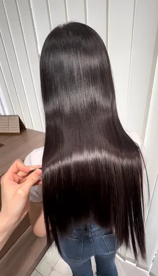 ロング パーマ 艶髪透明感🫧/ひか カットモデル募集✂︎のヘアスタイル